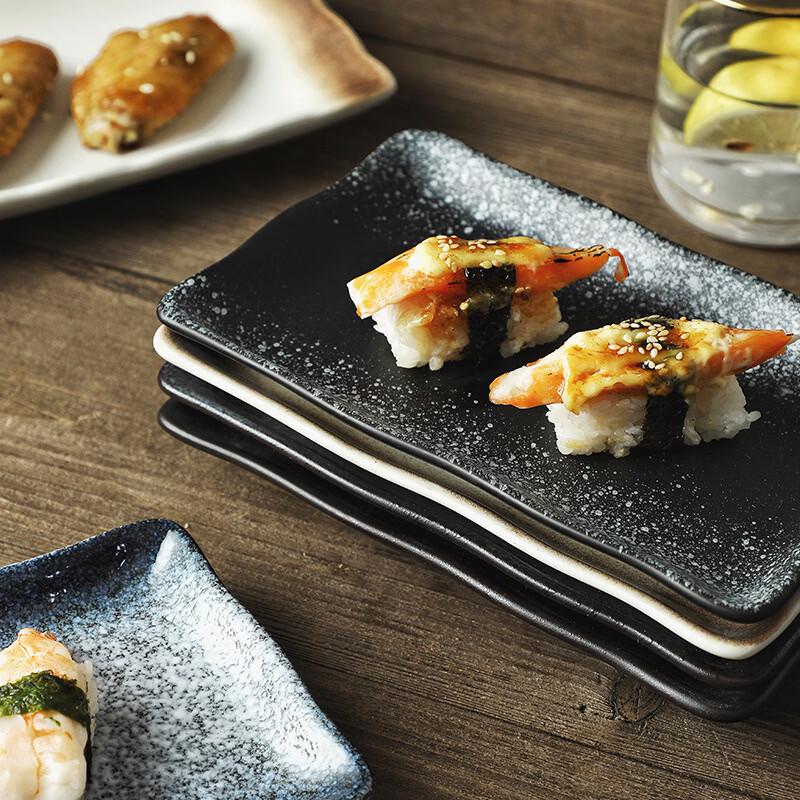 ZISIZ Japanese Style Ceramic Sushi Plate