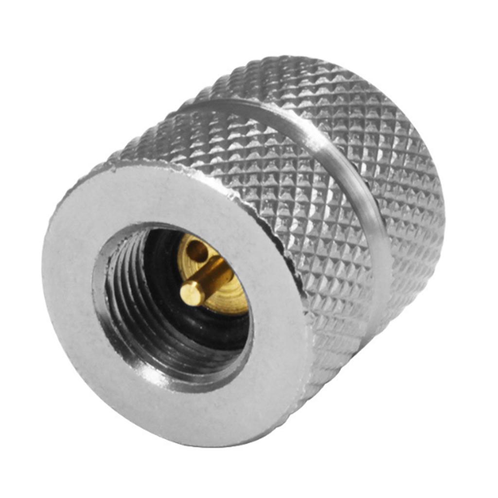 Screw Type Valve Canister Connector Cartridge Gas Nozzle Outdoor Camping Butane Stove Gas Refill Adapter Converter