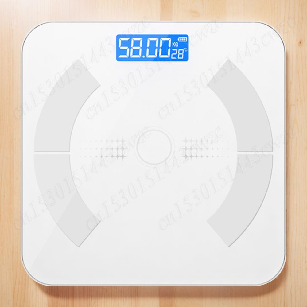 Weight Scale Bluetooth-Compatible Fat BMI BMR Muscle Mass Body Composition Analyzer with Smartphone APP Electronic Weight Scale