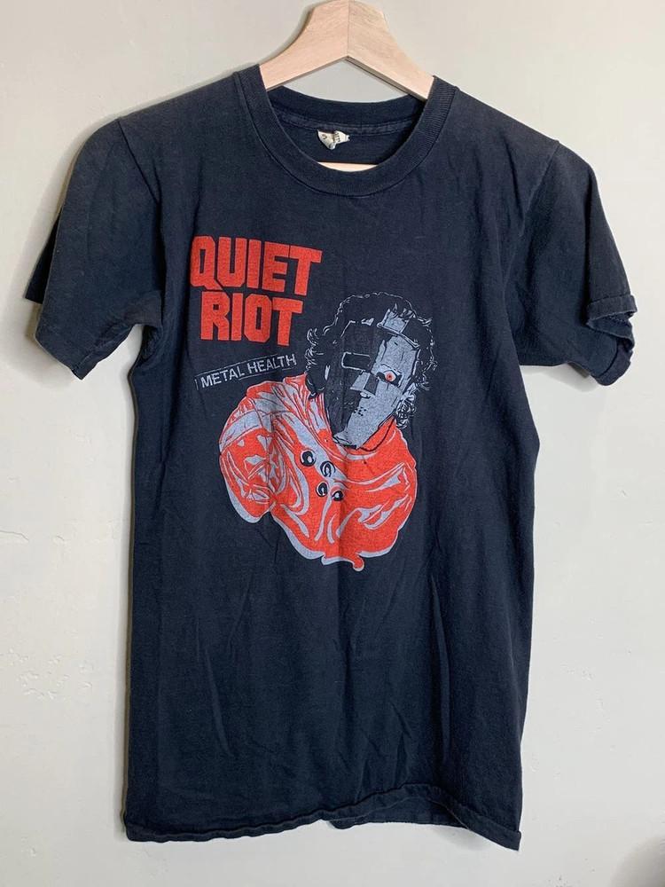 83 Quiet Riot Metal Health Tour Винтажная Футболка Унисекс Футболка