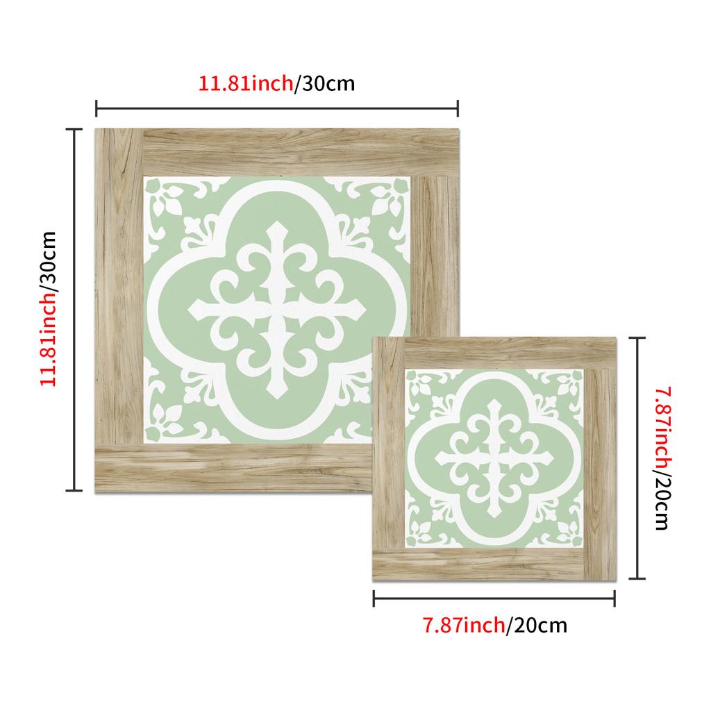 PP Thickened Matte Floor Sticker Household Bathroom Waterproof Non-slip Self-adhesive Floor Sticker Living Room Decorative Sticker