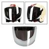 New Motorcycle Parts Universal Wind Shield Lens Helmet Visor 3-Snap Motorcycle Open Face