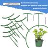 4/8set Plastic Plant Support Pile Stand Plant Support Pile for Flowers Greenhouses Arrangement Fixing Rod Holder Garden Tools