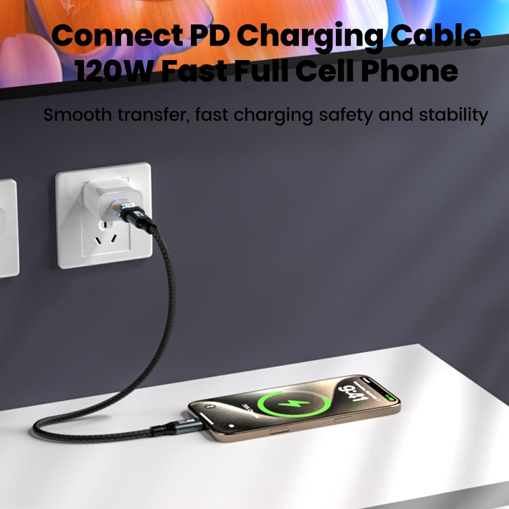 OTG-адаптер Type C на USB A мощностью 120 Вт, адаптер USB 3.2 на Type C (мама), подходит для iPhone 15, 16, Macbook, iPad, поддерживает быструю зарядку