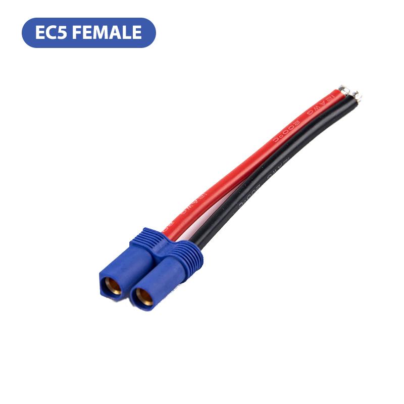 EC2/EC3/EC5 Male Female Connector Pigtail Cable Silicone Wire RC Lipo Battery Wholesale