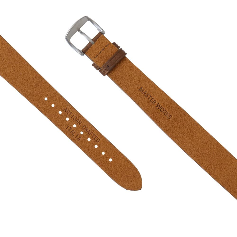 Часы Masterworks Quattro 002, часы, сделанные в Японии, кварцевые, 41 мм, кожаный ремешок, хронограф, коричневые [MASTER WORKS] MW07SU-EDBRO8, мужские, мужские