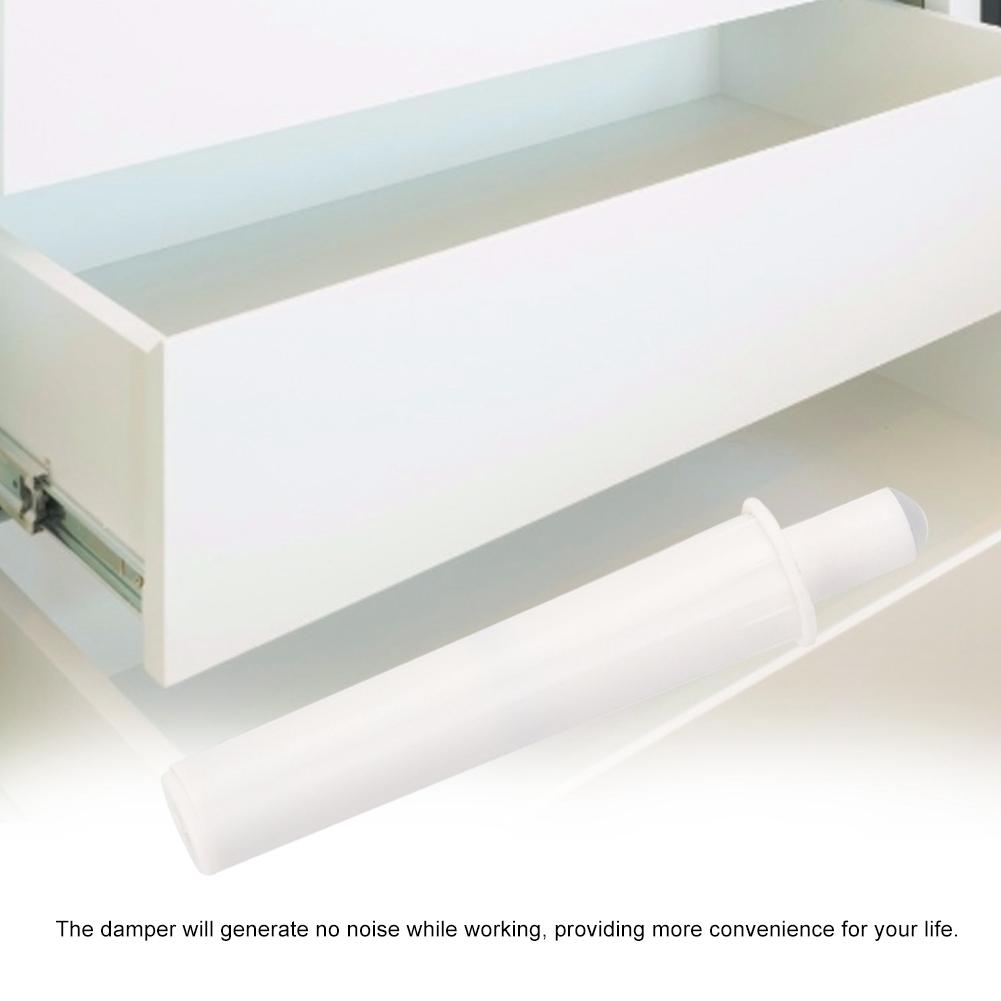 10 шт. Стопор для ящика шкафа, комода, плавно закрывающийся, тихий демпфер, белый