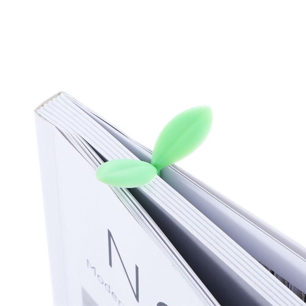 Stationery Silicone Sprout Bookmark Grass Buds Bookmark Little Grass Bud Little Leaves Bookmark