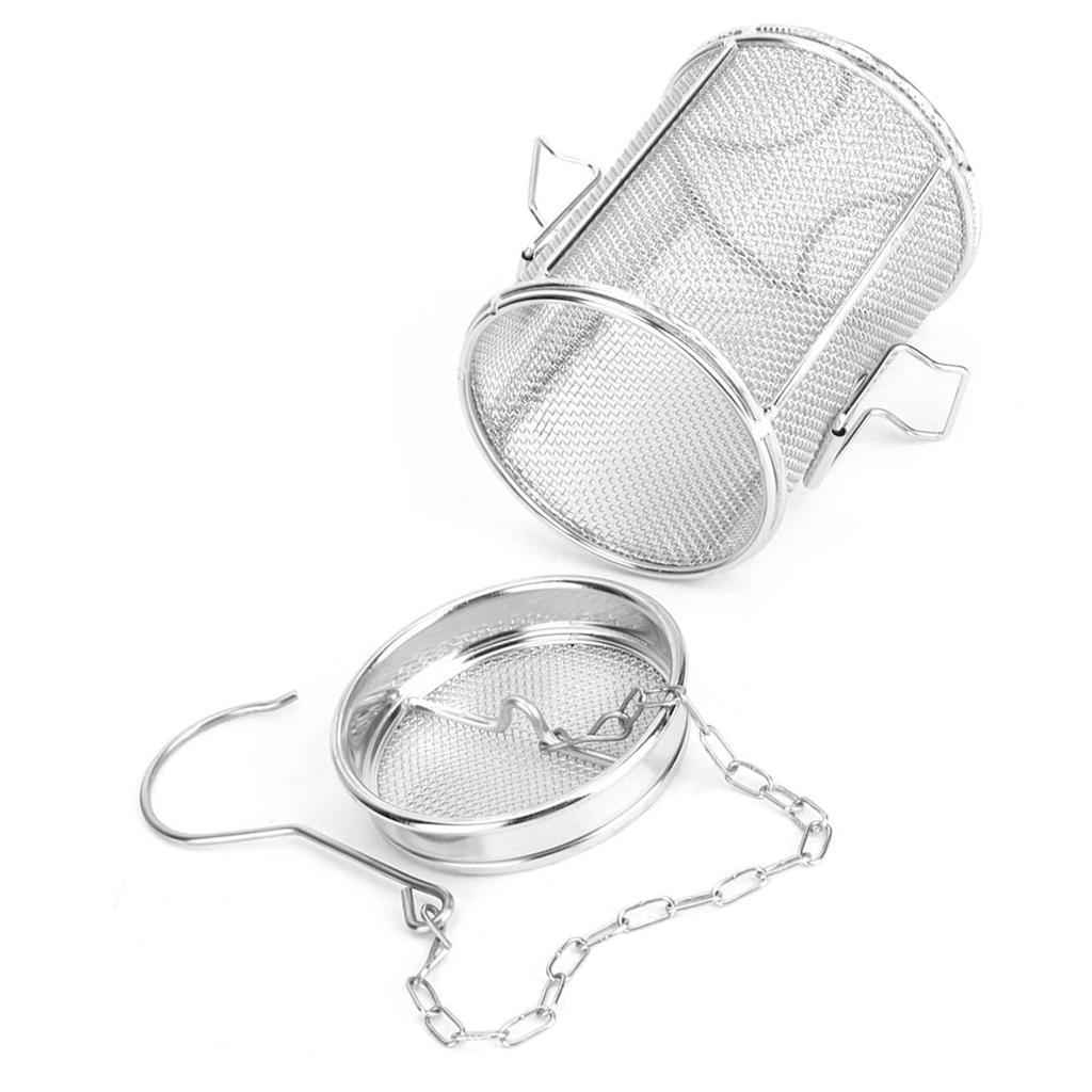 Stainless Steel Tea Ball Strainer Soup Seasonings Seperation Basket Spice Filter