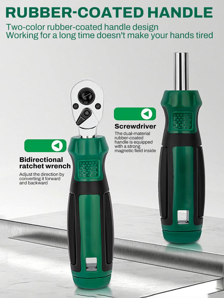 Наборы отверток и трещоточных ключей 40 в 1 с удлинительным стержнем для отвертки 6,3 мм, инструменты для бытового ремонта своими руками, набор магнитных отверток