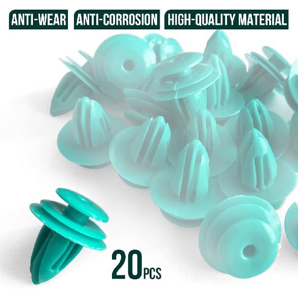 20 шт. Крепежные клипсы для панелей отделки дверей, совместимые с Toyota Tacoma Sienna Cruiser Avalon Corolla Camry Tundra Sequoia Matrix Prius RAV4 Lexus Scion