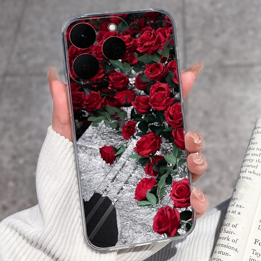 Чехол для телефона с узором китайского дракона для Realme 15T 14T 14X 15 13 12 11 10 C71 C61 P1 Мягкие чехлы Прозрачный силиконовый противоударный чехол для корпуса Realme