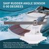 G9-Stainless Steel Rudder Angle Indicator Gauge Sensor For Marine Boat 0-190 Ohms Auto Replacement Parts Speedometers