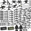 Военное Оружие Конструктор SWAT Солдаты Спецназа Полицейские Куклы Модель Бронированного Транспорта Фигурки для Сборки Игрушки