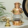 Старинный латунный керосиновый фонарь Морской декор для дома