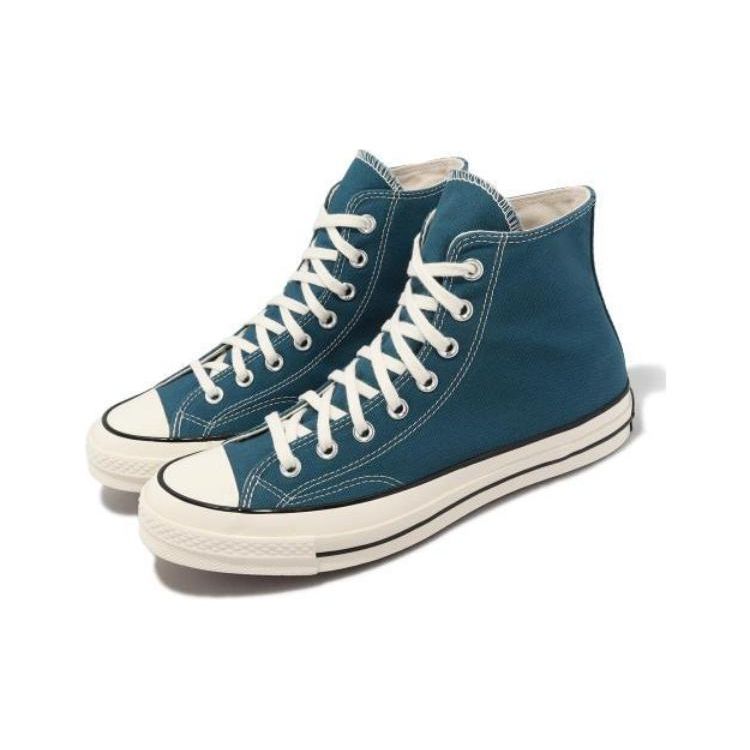 Converse Кроссовки унисекс Chuck 70 High Vintage Canvas - Teal Universe Egret Black A05589C