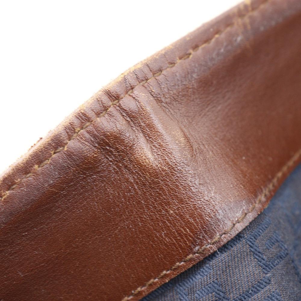 Gucci Сумка с деревянной ручкой 106493 бежевый холст Женская Б/У