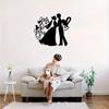 Bride & Groom Metal Wall Sign - Elegant Wedding and Valentine Décor, Aesthetic Wall Art, Perfect for Home and Room Decoration