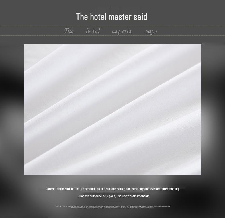 Hotel-Quality 60S Cotton Sateen Stripe Jacquard Bedding Set - 4 Pieces