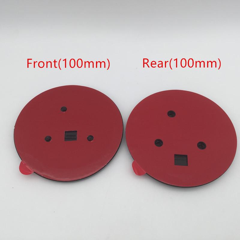 blcr1 2pcs 90mm 80mm for SKODA Car Front Grille Head Hood Bonnet Emblem Rear Tail Bumper Trunk Sticker Badge Styling Accessories