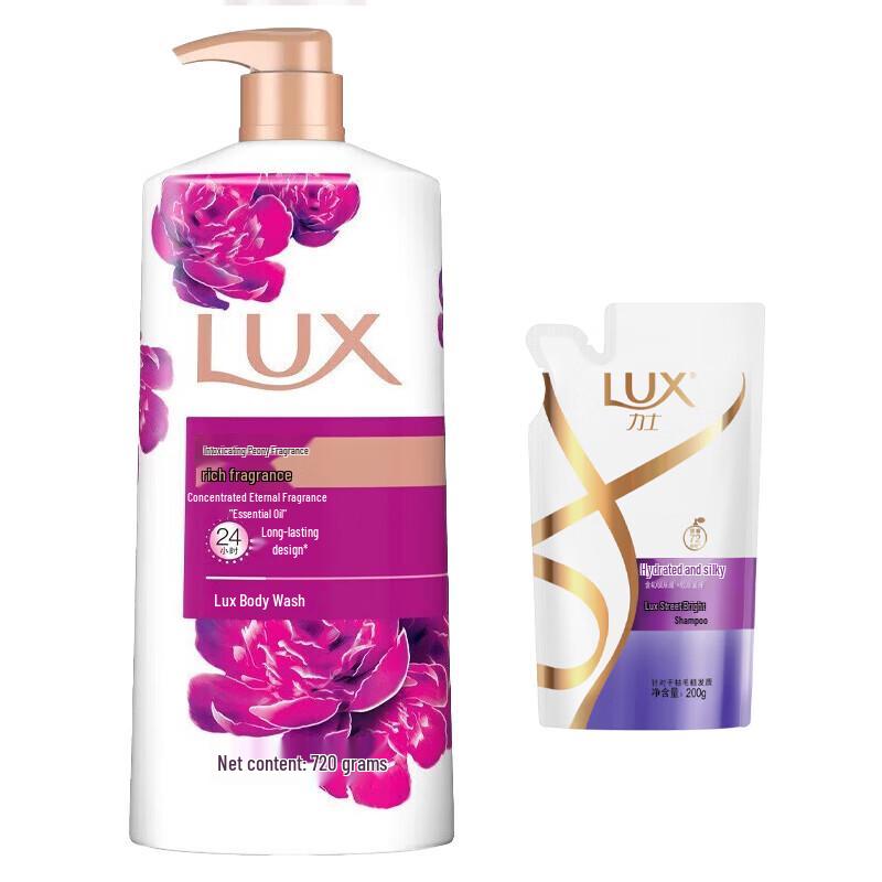 LUX Bewitching Peony Scent Shower & Shampoo Combo