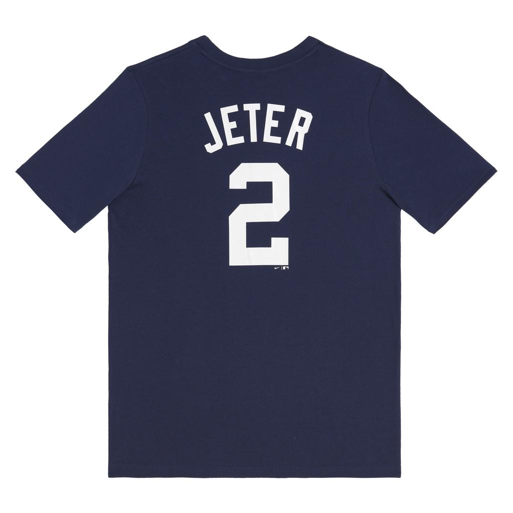 Nike Футболка X MLB Collaboration New York Yankees с круглым вырезом, пуловер, удобные детские топы с коротким рукавом, темно-синего цвета 3Z3B3SA4D-NYYDJ