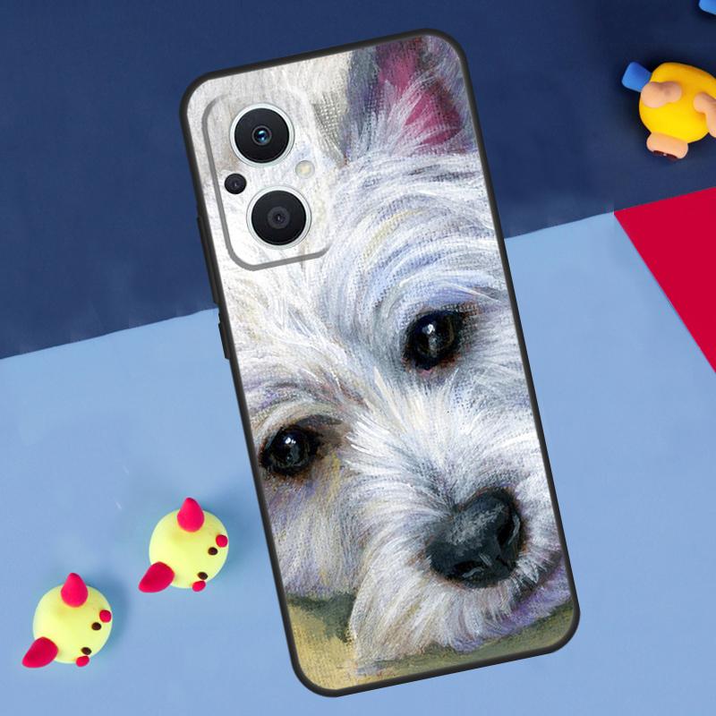 Собака Вест-хайленд-уайт-терьер Для OPPO Reno 14 13 12 11 10 Pro 8T 11F 12F 13F 14F 7 8 Lite OPPO Find X8 X6 X5 X9 Pro Чехол