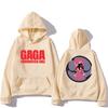 Retro Hooded Lady Gaga Comfortable Fleece Sweatshirt With Hooded Gothic Clothing Roupas Femininas Punk Pullovers