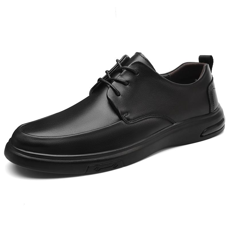 High Quality Men Genuine Leather Shoes Versatile Men's Casual Shoes Fashion Brand Man Oxford Shoes Lace Up Formal Dress Footwear