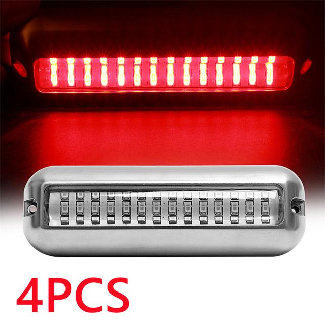 4PCS Underwater Light Speedboat Boat Lights 42 LED Navigation Lighting Boat Marine Transom Light RVS Yacht Accessories