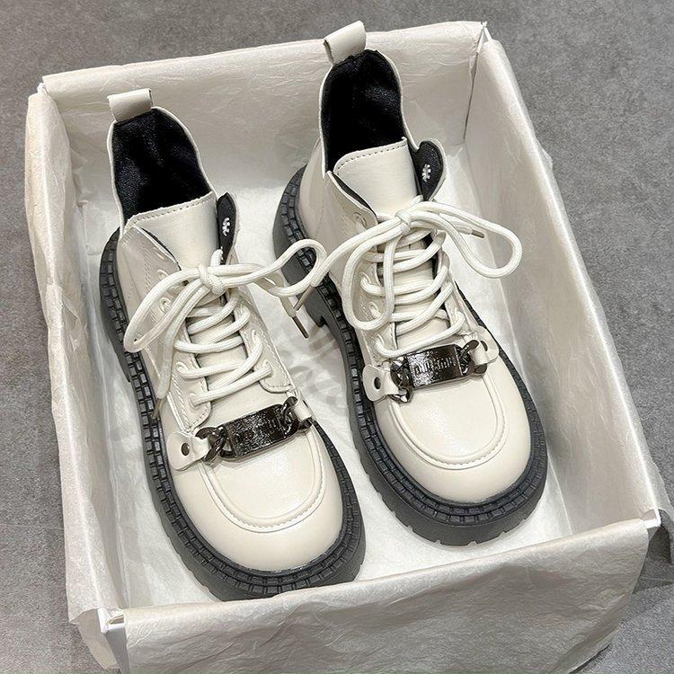 Короткие сапоги, женские новые зимние женские ботильоны на платформе в британском стиле