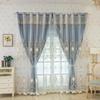 Европейские двухслойные жаккардовые шторы 100% блэкаут - Изолированный дизайн для гостиной и спальни