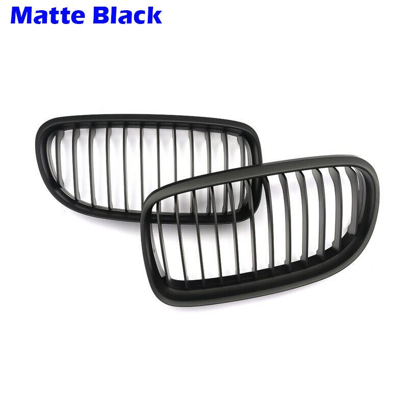 Рифмированная передняя решетка для почек, бампер, одинарная и двойная решетка, подходит для автомобиля BMW 3 серии E90 E91 2009-2012 LCI