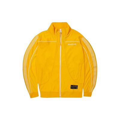 Мужская куртка Li Ning с длинным рукавом и воротником-стойкой, желтая AFDR985-1