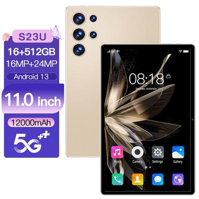 Новый Хит Продаж S23U 10,1" Android-планшет, 16 ГБ+512 ГБ, для Офиса и Развлечений