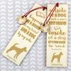 Taiwan Dog, Formosan Mountain Dog – Dog bookmark, personalized bookmark – Design 02 | Art-Dog