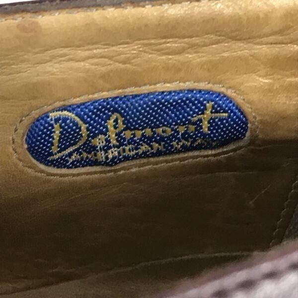 80s-90s Vintage Delmont American Way leather Goodyear welt monk strap 10.5D 28.0 brown(USED)