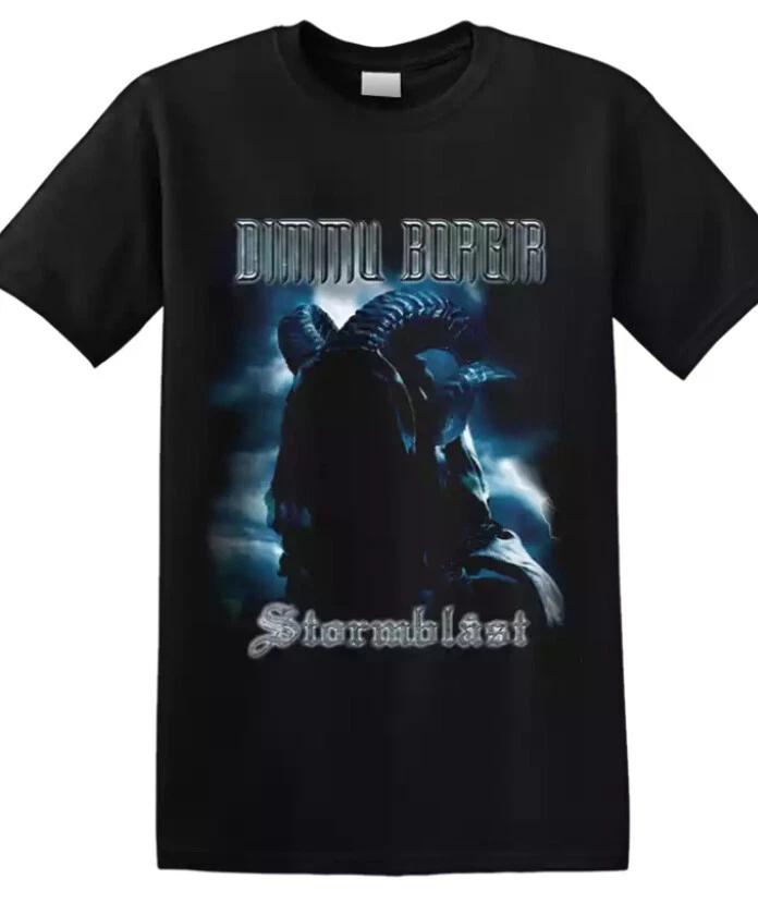 DIMMU BORGIR Stormblast Футболка 2005 Подарок Фанату Черная Футболка, Футболка DIMMU BORGIR