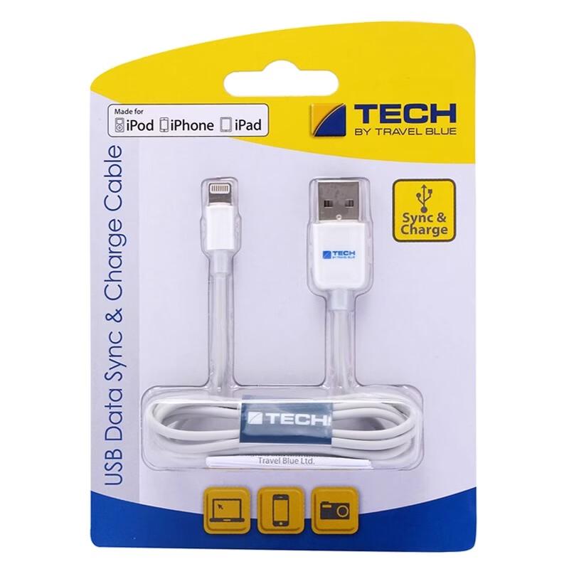 TRAVEL BLUE Кабель для передачи данных Apple Lightning на USB