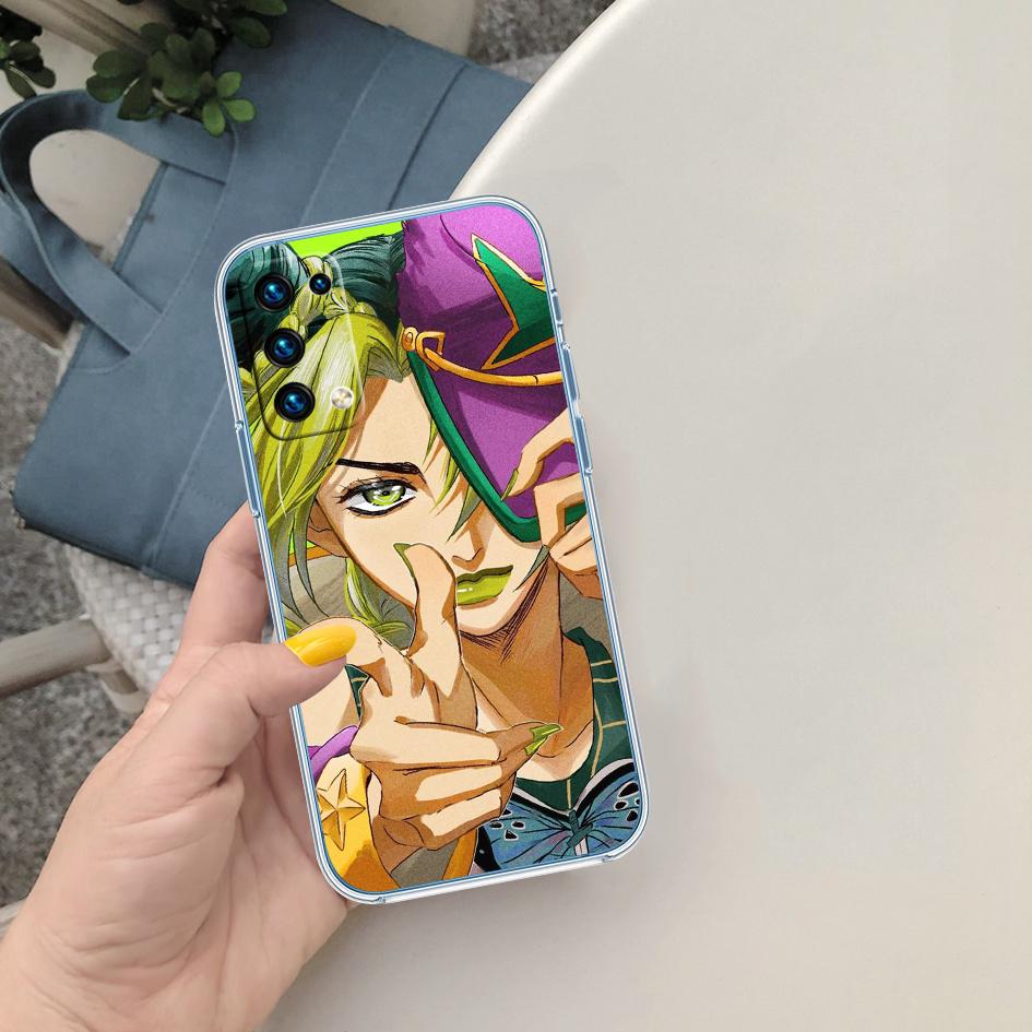 BF74 JoJos Bizarre Adventure Soft Shell Transparent Phone Case for Samsung Galaxy A04 A04S A14 A23 A34 A54 M23 M33 M52 M53