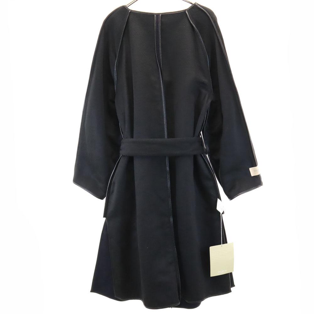 THURIUM Пальто шерстяное двустороннее с эмоцией с длинным рукавом 38 Система темно-синий Женский Б/у