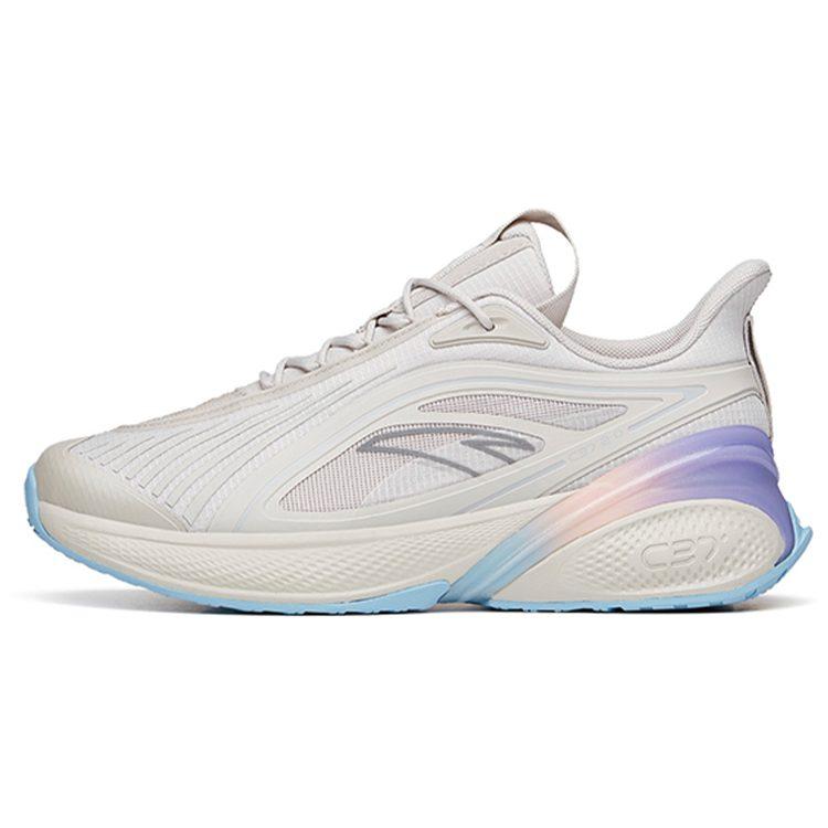 Anta C37 2.0 Comfortable Cushioning Slip Resistant Abrasion Resistant Breathable Low top Running Shoes Men's Gray Blue 112135537R-5
