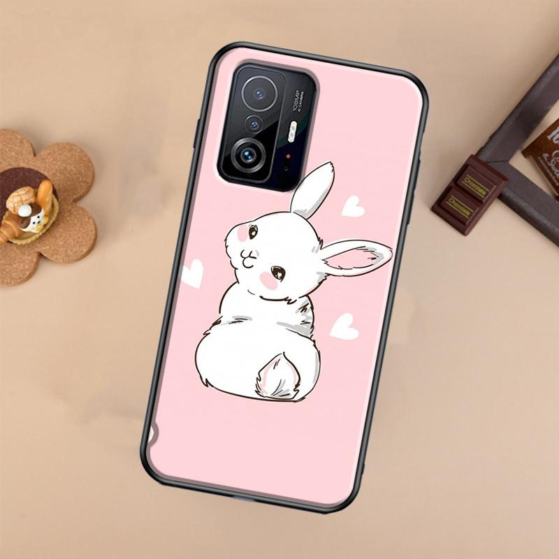 Мультяшный Чехол Кролик Банни Для Xiaomi 13 14 Ultra 11T 12T 13T 14T Pro POCO X7 Pro X3 X5 X6 F3 F5 F6 M6 Pro