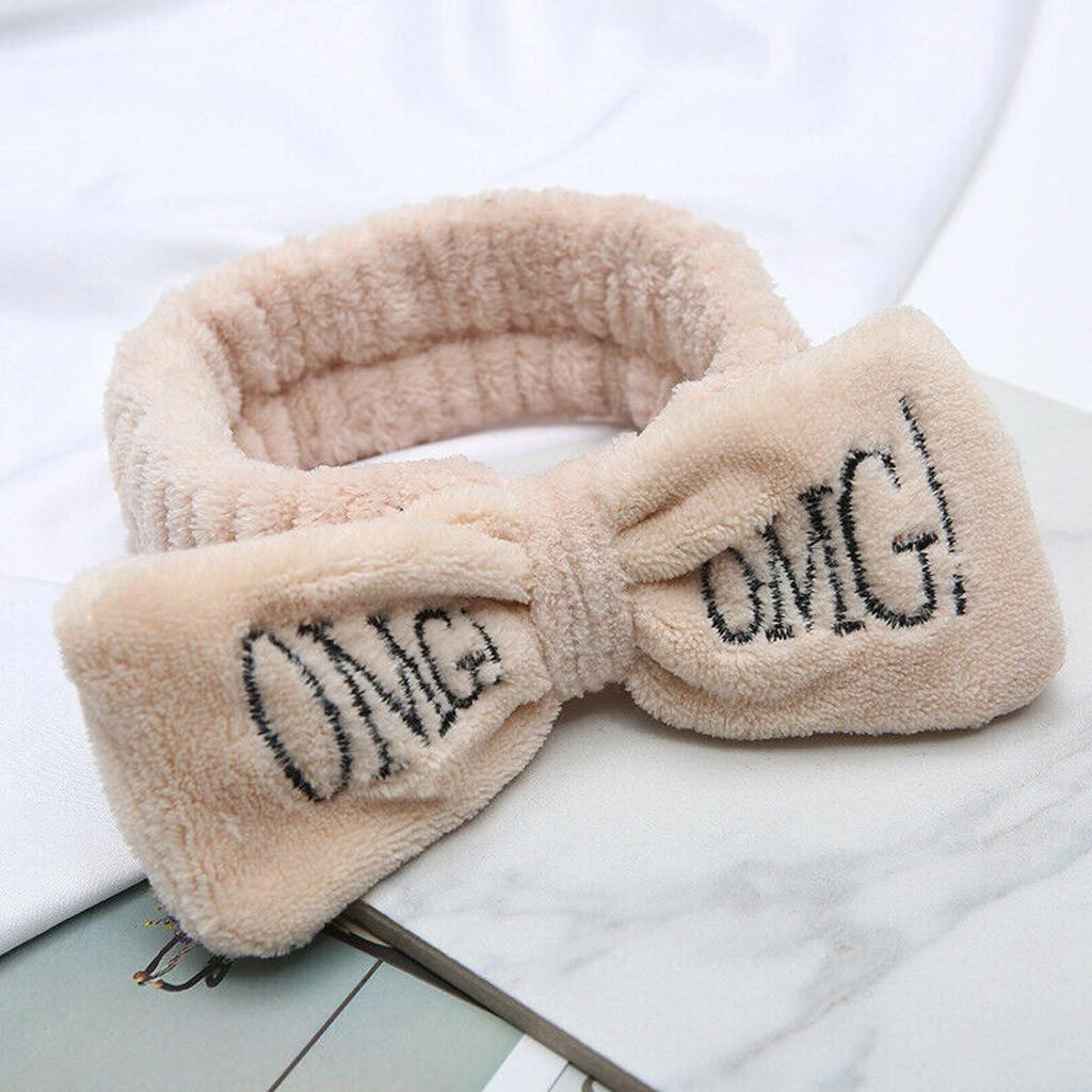 Модная бархатная повязка для волос с однотонным бантом, женское кольцо для волос, обруч для девочек, повязка на голову для девочек