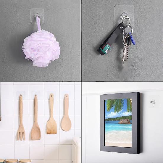 20 шт./компл. винтовой настенный крючок без дрели, клей, современная сверхмощная стойка для фоторамки, часы, зеркало, вешалка для полотенец, товары для дома