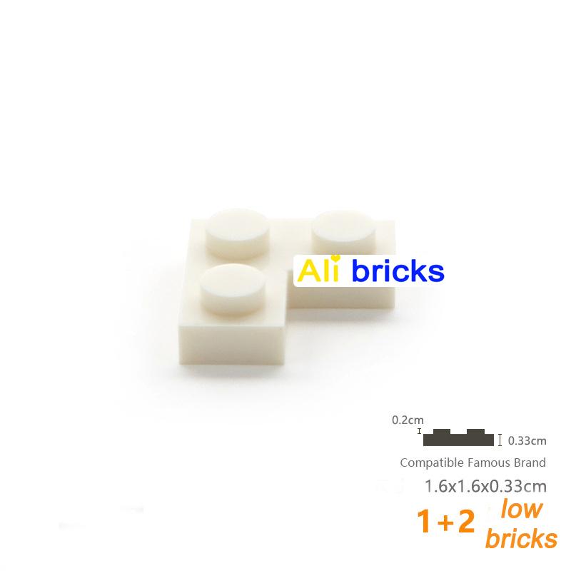 40 шт. Оптовые аксессуары Детали Пластина 2x2 Угловая Идея Строительные Кирпичики 2420 DIY Классические Блоки MOC Образовательные Игрушки Для Детей