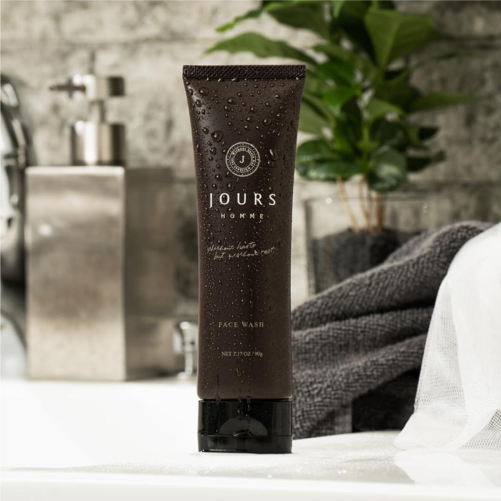 JOURS HOMME очищение лица плотная жирная глина старение кожи натуральный аромат для взрослых Мужская пена, пена, кожа, поры, очищение, не стягивающий уход, кожа,