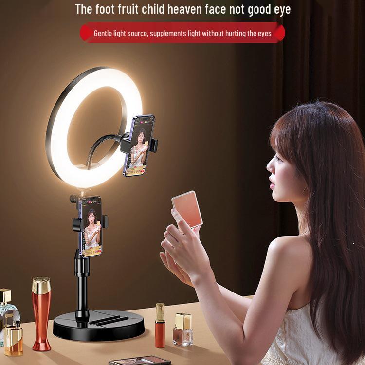 Complete Mobile Streaming Stand with Fill Light for Beauty and Douyin Selfies