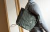 Hinomoto Canvas Tote Bag M Waterproof 217M No. (Moss Green)