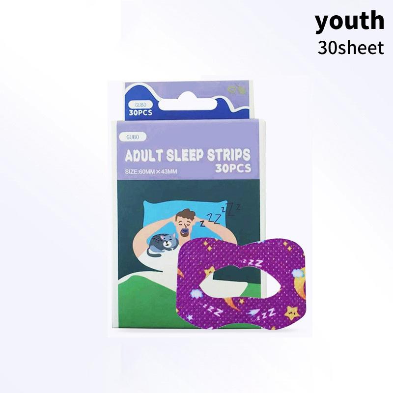 30 шт./кор., наклейки против храпа для детей, наклейки с закрытым ртом для сна, пластырь для коррекции дыхания, пластырь для закрытия ортеза, лента